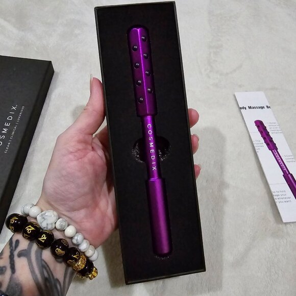 🆕️🆑️ CosMedix Instant Uplift Beauty Roller 24 Massaging Stones & Rotating Head - Picture 9 of 12